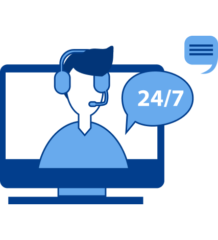 24/7 Chat